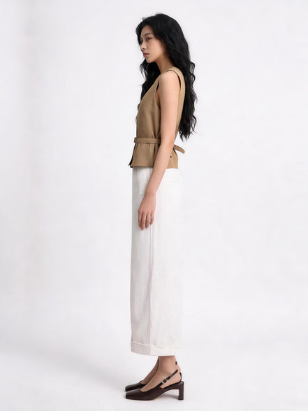 Belen Tailored V-Neck Vest