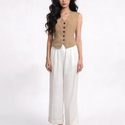 Belen Tailored V-Neck Vest