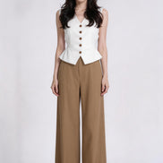 Belen Tailored V-Neck Vest
