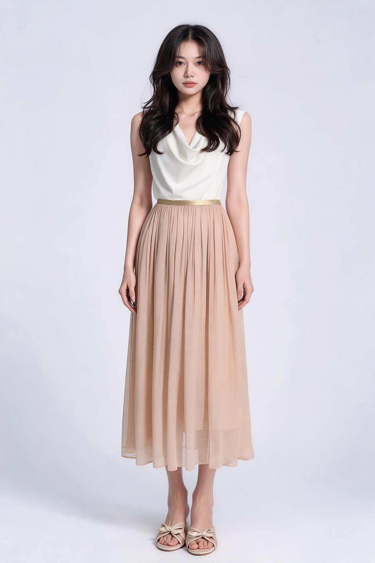 Caterina Relaxed-Flow Skirt