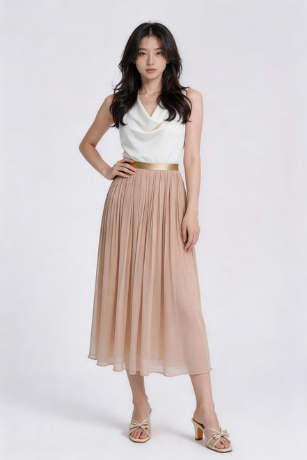 Caterina Relaxed-Flow Skirt