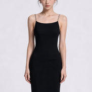 Zadie Chain-Strap Column Midi Dress