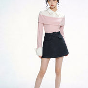 Zayra Belted Tailored Skorts