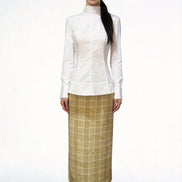 Zephyra High-Low Panel Blouse