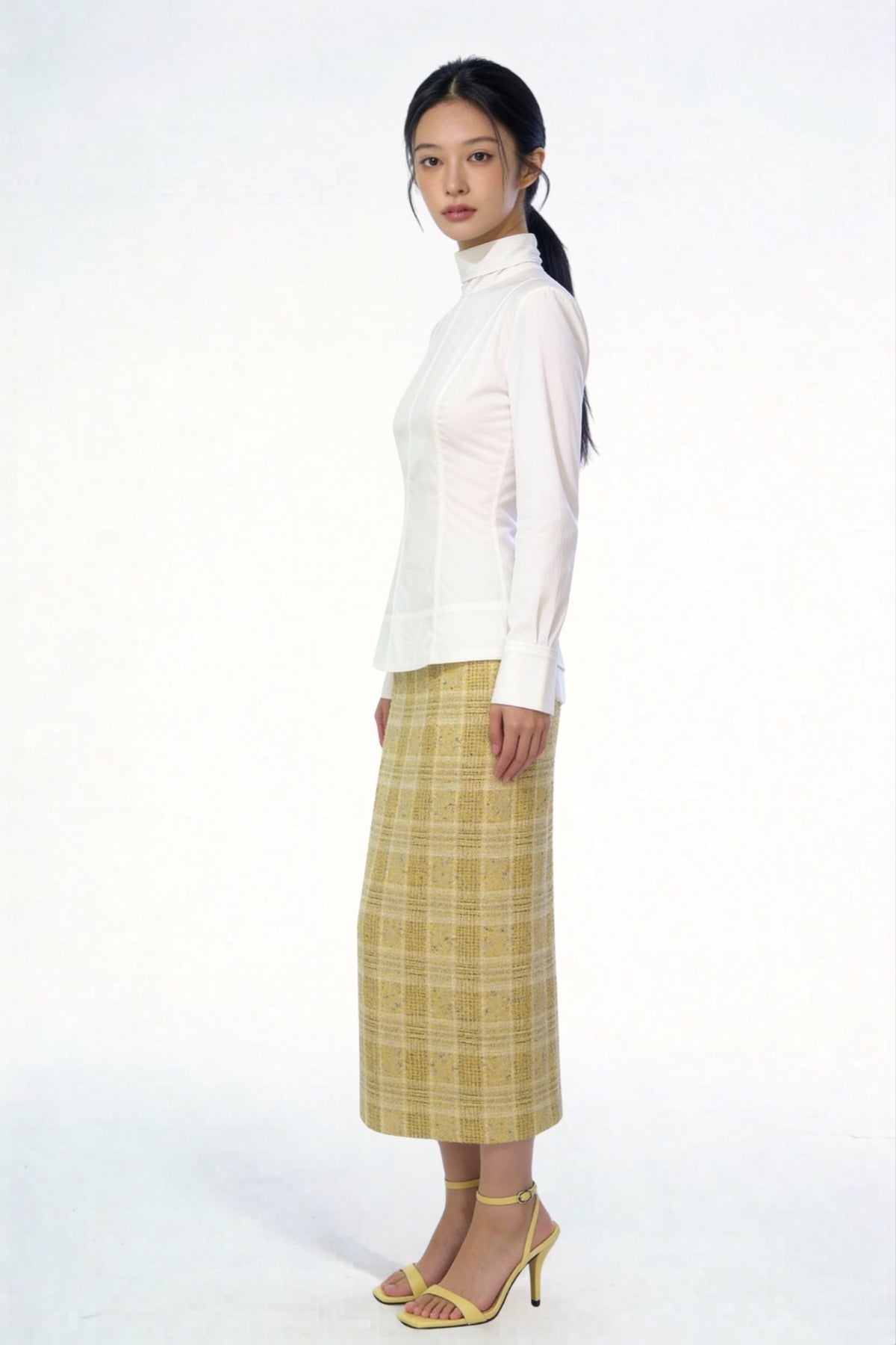 Zephyra High-Low Panel Blouse