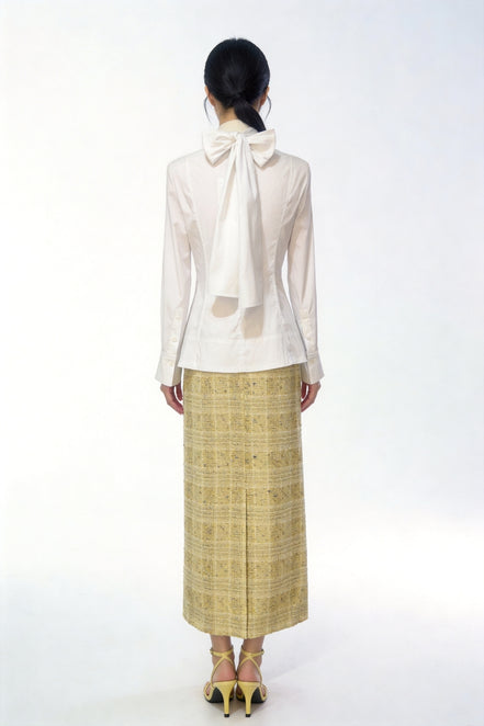 Zephyra High-Low Panel Blouse