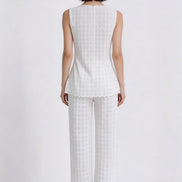 Zinnia Scalloped Eyelet Lace Top