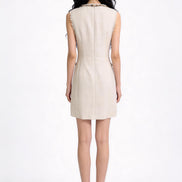 Sistine Embellished Tweed Mini Dress